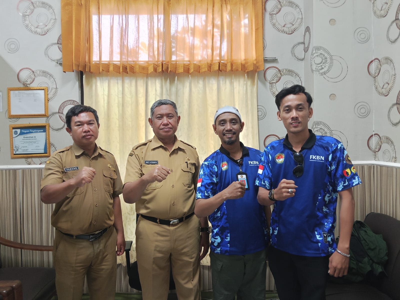 Foto : FKBN Lamongan audiensi dengan Dinas Pemberdayaan Masyarakat dan Desa (PMD) Lamongan.