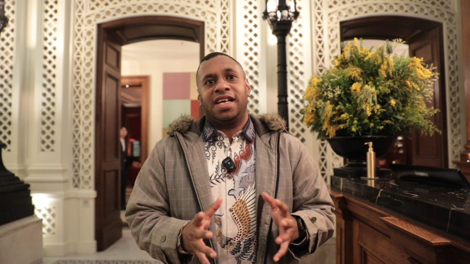 Foto : Mahasiswa asal Papua di London.