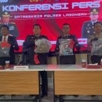 Foto : Konfrensi pers Polres Lamongan Ungkap Motif Warisan dalam Pembunuhan Berencana