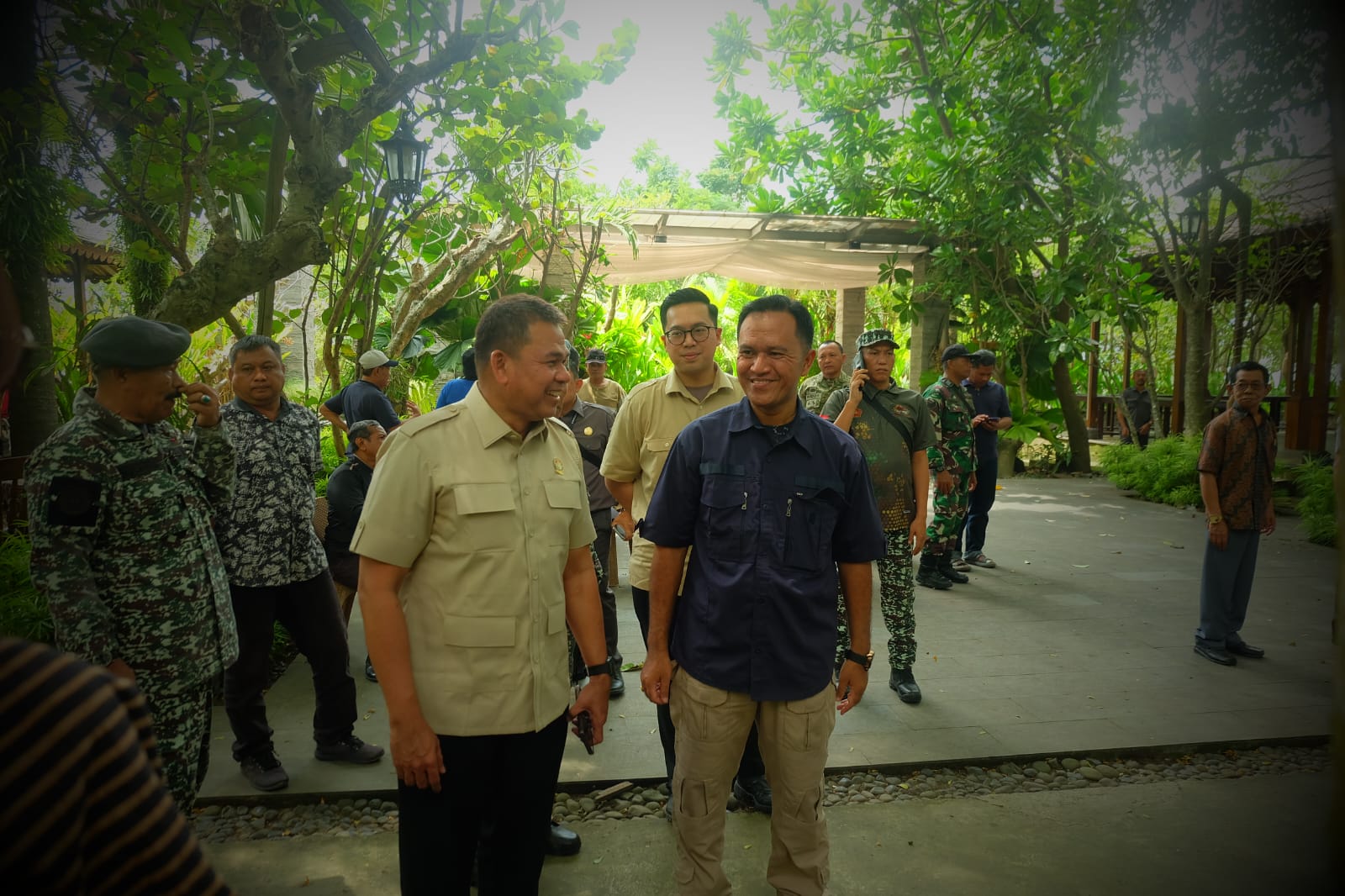 Dokumentasi penen raya yang di hadiri Kepala Badan Koordinator Pusat FKBN