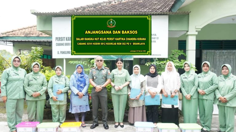 Foto : Dokumentasi Persit Kartika Chandra Kirana Gelar Anjangsana